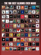 Best 100 Albums Ever Made Scratch Off Poster