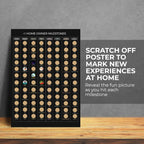 New Home Owner Milestones Scratch Off Poster